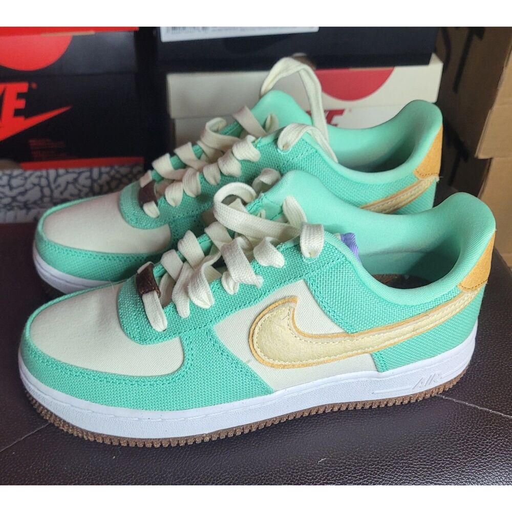 Nike Air Force 1 '07 LX Happy Pineapple Green Glow CZ0268-300 Women's 7 NIB